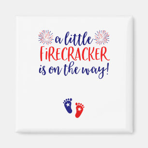Womens 4th Of July Pregnancy Announcement Shirt Co Magnet