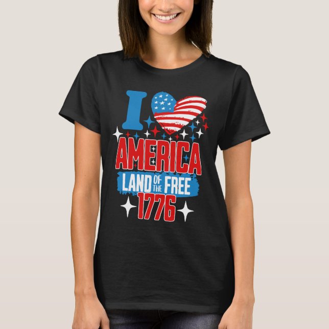 Women's 4th of July T-Shirt (Front)
