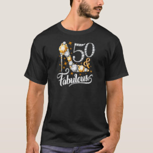 Womens 50 Years Old 50 & Fabulous Since 1972 50th T-Shirt