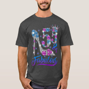 Womens 55 and Fabulous Stepping into my 55th T-Shirt