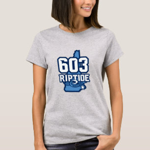 Women's 603 Riptide T-shirt w/ Name and Number