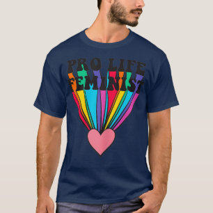 Womens 70s Themed Pro Life Anti Abortion T-Shirt