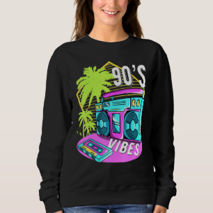 Womens 90s Vibes Outfit Retro Aesthetic 1990s Cost Sweatshirt