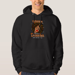 Womens A Cute Queen Was Born In December Happy Bir Hoodie