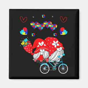 Womens Accept Understand Love Autism Awareness Gno Magnet