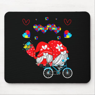 Womens Accept Understand Love Autism Awareness Gno Mouse Pad