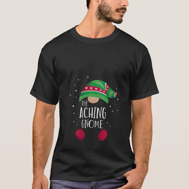 Womens Aching Gnome Family Matching Christmas Paja T-Shirt (Front)
