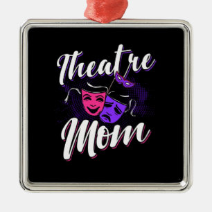 Women's Actress Mom Drama Acting Actress Stage Metal Ornament