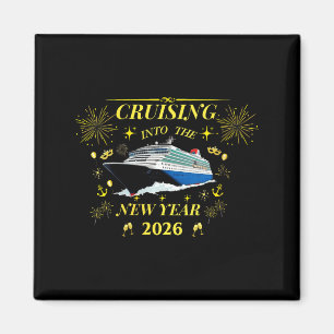 Womens Adventure Awaits – Welcome 2026 V-neck Magnet