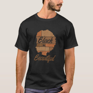 Womens Afro Woman Black Is Beautiful History Afric T-Shirt