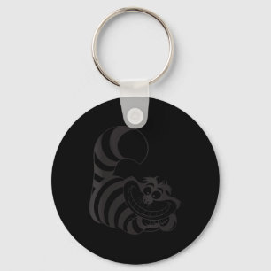 Womens Alice In Wonderland - Cheshire Cat Outline  Keychain
