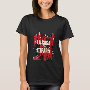 Womens All Characters Money City Heists Poster For T-Shirt