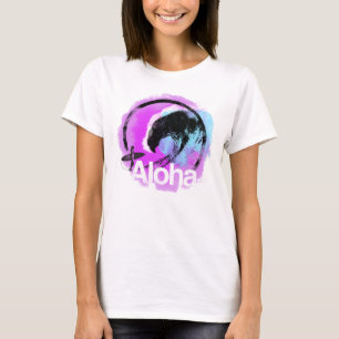 Women's "Aloha Wave" Surf T-Shirt