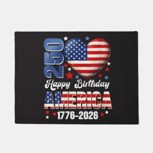 Women's America USA 250 Years Birthday 250th Anniv Doormat