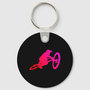 Women's And Men's Mountain Biking, Cycling Keychain