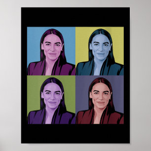 Womens Aoc Alexandria Ocasio-cortez First Female P Poster