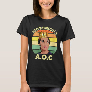 Womens Aoc Alexandria Ocasio-cortez First Female P T-Shirt