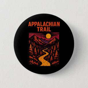Womens Appalachian Trail Hiking Adventure Retro Me 2 Inch Round Button