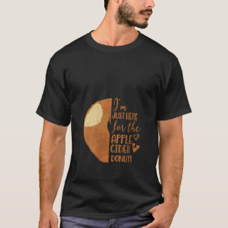 Womens Apple Cider Doughnuts Funny Fall Quote Autu T-Shirt