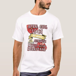 Womens April Girl 1961 60 T-Shirt