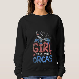 Womens Aquarium Orca Sea Animal Girls Women Ocean  Sweatshirt