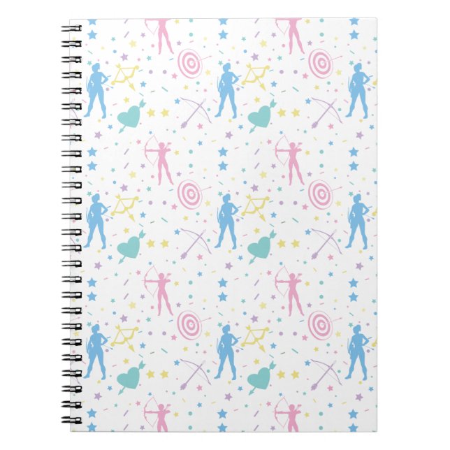 Women's Archery - Archer Bow Arrow Notebook (Front)