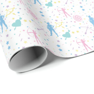 Women's Archery - Archer Bow Arrow Wrapping Paper