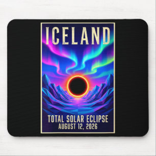 Women's Art Solar Eclipse 2026 Totality 12th Augus Mouse Pad