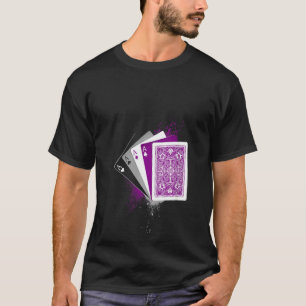 Womens Asexuality Flag  Ace Queer Playing Cards De T-Shirt