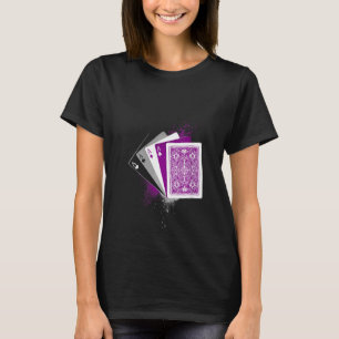 Womens Asexuality Flag Ace Queer Playing Cards De T-Shirt