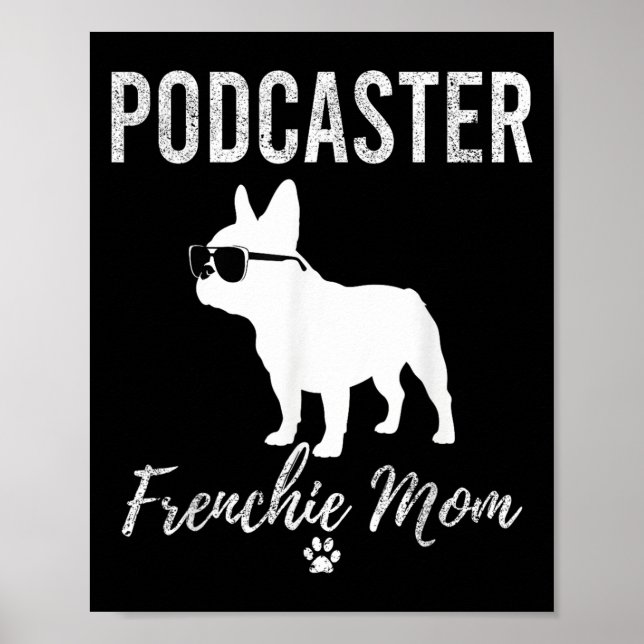 Womens Aster Frenchie Mom Shirt Funny Dog Lover Gi Poster (Front)