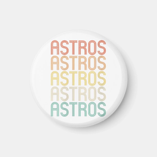 Womens Astros  Magnet (Front)