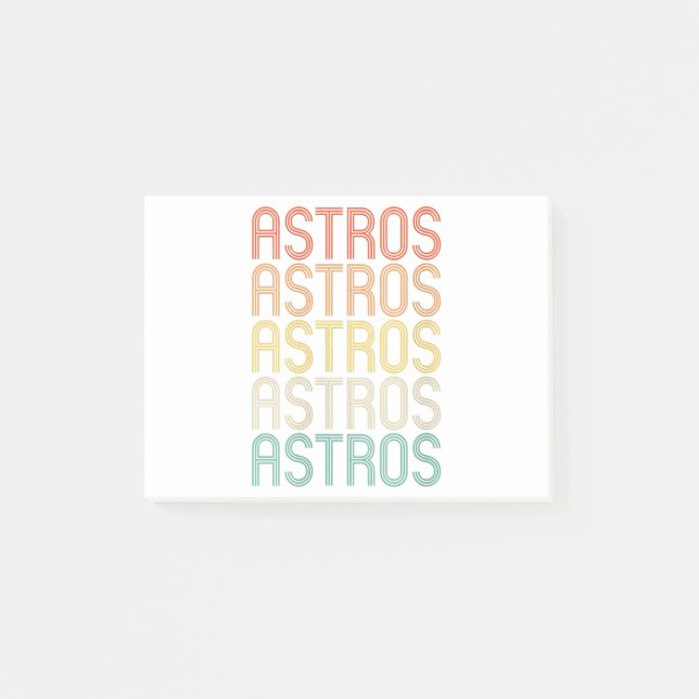 Womens Astros  Post-it Notes (Front)
