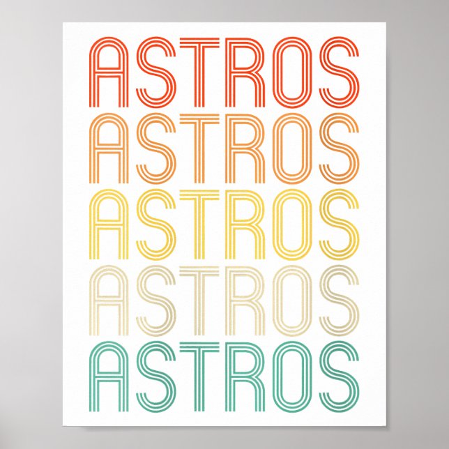 Womens Astros  Poster (Front)