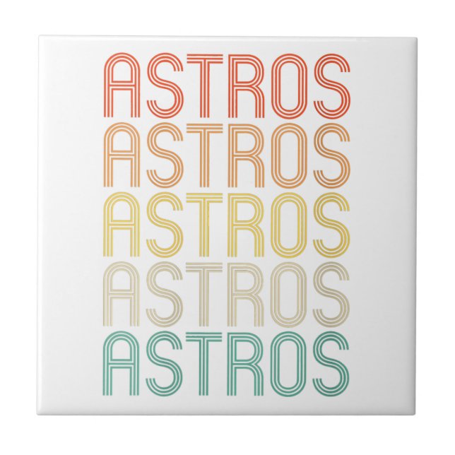 Womens Astros  Tile (Front)