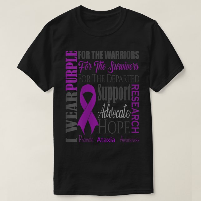 Womens Ataxia Neurological Sickness Awareness for  T-Shirt (Design Front)