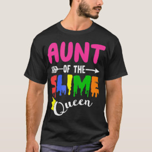 Womens Aunt Of The Queen Birthday Trendy Family Ma T-Shirt