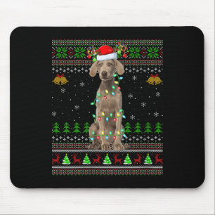 Womens Australian Cattle Dog Ugly Christmas Sweate Mouse Pad