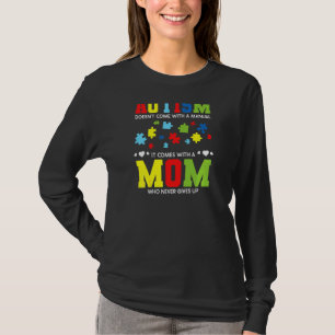 Womens Autism Mom Awareness For Autistic Kids Awa T-Shirt