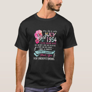 Womens Awesome Since 1954 68th Birthday I'm A July T-Shirt