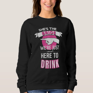 Womens Bachelorette Party 23 Kit Team Bride Fu Sweatshirt