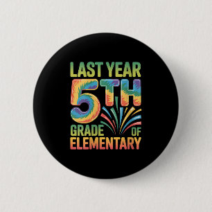 Womens Back To School Hello 5th First Day Of Fifth 2 Inch Round Button