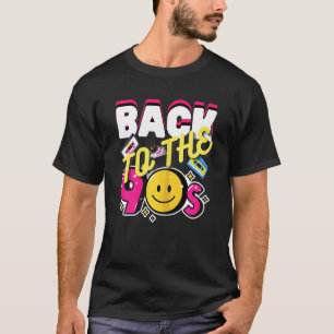 Womens Back To The 90's Retro Vintage Graphic Desi T-Shirt