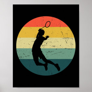 Women's Badminton Player Badminton  Poster