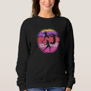 Womens Badminton Vintage for a Badminton Player Sweatshirt