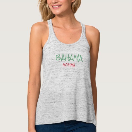 Women's "BAHAMA MAMA" Flowy Racerback Tank Top