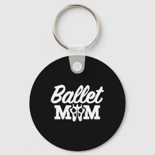 Womens Ballet Mom  Keychain