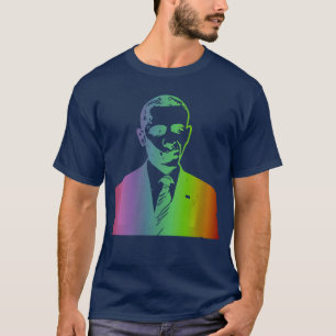 Womens Barack Obama Miss Me Yet Cool Smirk VNeck T-Shirt