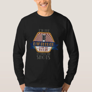 Womens Bartender For Men Women Chef Barman Mixol T-Shirt