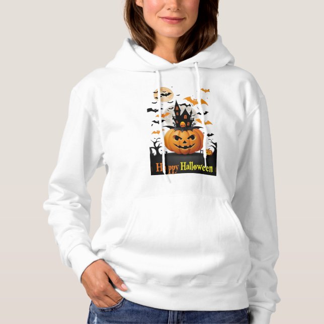 Women's Basic Hooded Sweatshirt Enjoy the comfort  (Front)